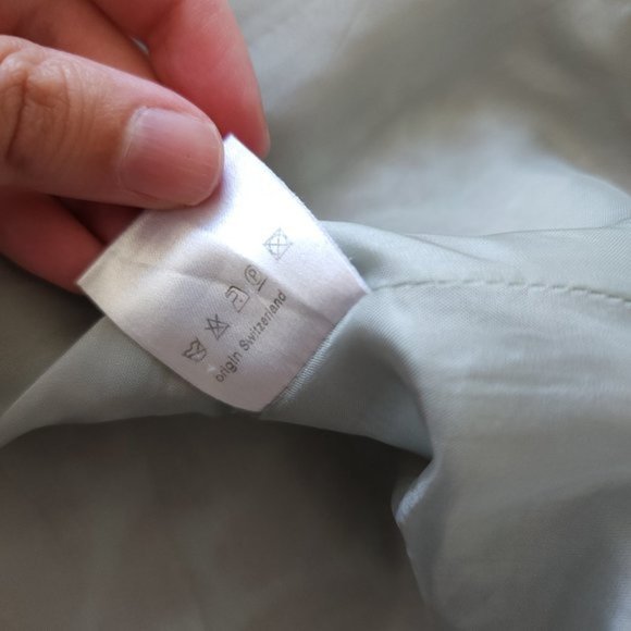 AKRIS green and brown floral pleated skirt - Picture 10 of 10